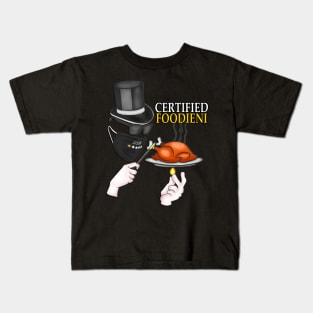 Certified Foodie Foodieni Kids T-Shirt